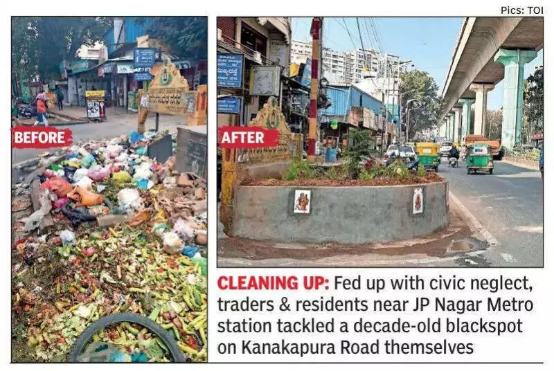 Bengaluru Citizens Spend Rs 30,000 to Transform Decade-Old JP Nagar Dumping Ground