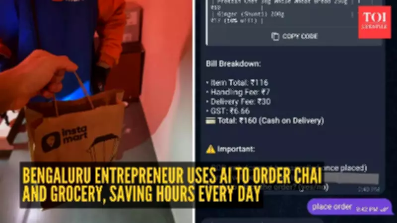 Bengaluru Entrepreneur Automates Daily Orders with AI Assistant on Swiggy