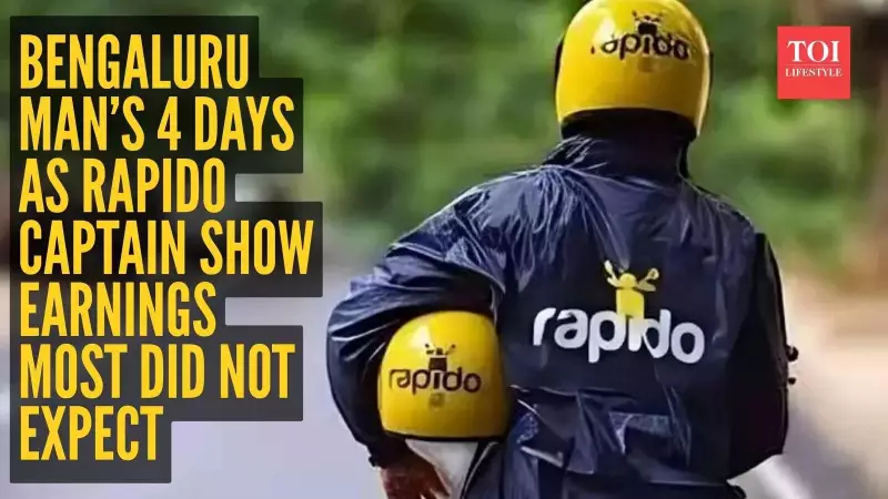 Bengaluru Man's 4-Day Rapido Gig: Earns Rs 2,220, Reveals Night Shift Secret