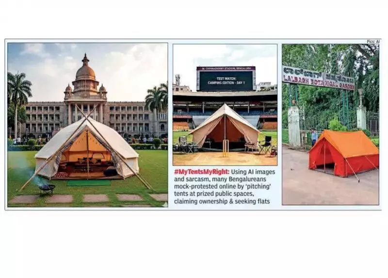 Bengaluru's AI Tent Protest: Netizens Mock Govt's Kogilu Rehabilitation with Rs 11.2 Lakh Flats