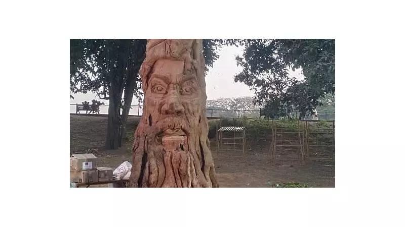 Bengaluru's Fallen Lalbagh Trees Reborn as Stunning Wood Sculptures