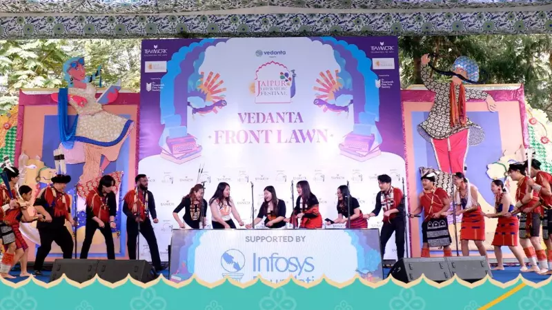 Beyond Books: Ao Naga Choir's Patriotic Pride, AI Hallucinations & Sold-Out Frenzy at JLF 2026