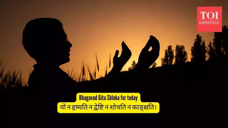 Bhagavad Gita 12.17: The Path to Inner Balance and Steady Wisdom