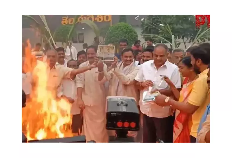 Bhogi Bonfires in Andhra Pradesh Ignite Political Rivalries Between NDA and YSRCP