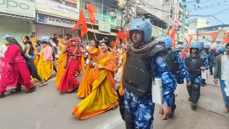 Bhojshala Sees Saraswati Puja and Friday Namaz Under Supreme Court Order Amid Heavy Security