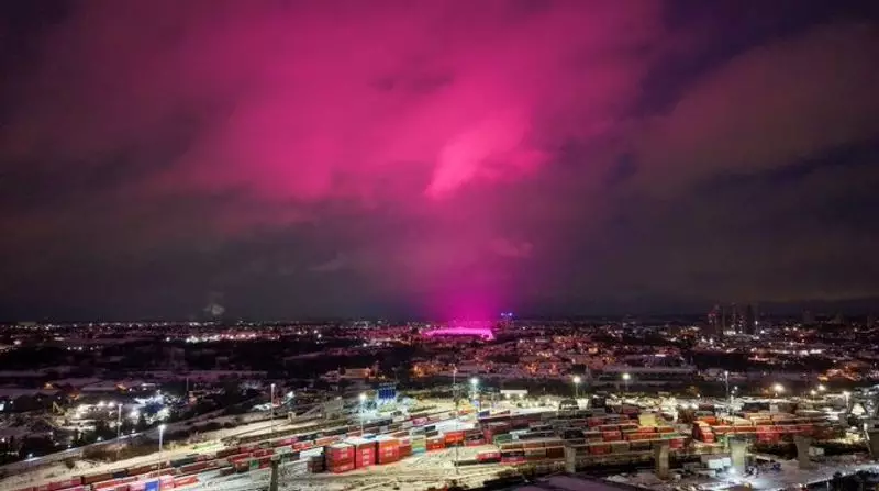 Birmingham's Pink Sky Mystery: Northern Lights or Football Trick?