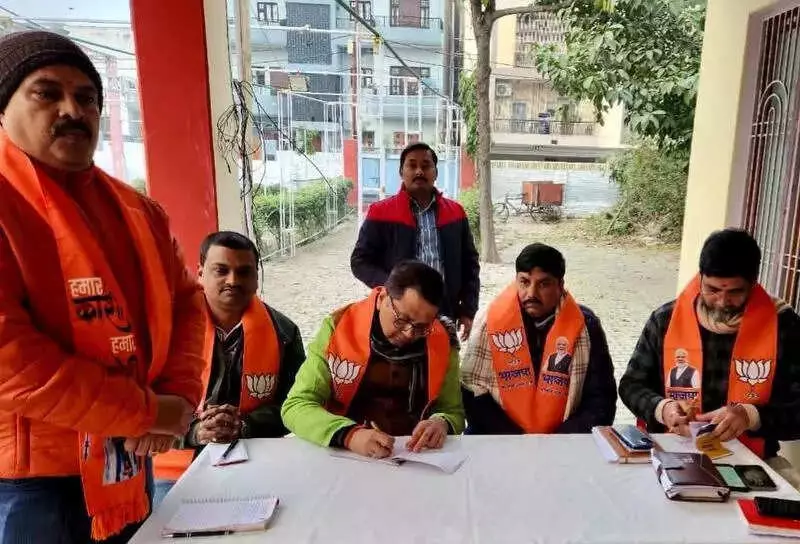 BJP's New UP Chief Pankaj Chaudhary's Grand Varanasi Welcome: 10 Points, 2-Day Agenda