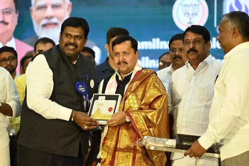 BJP's Nitin Nabin Calls for DMK's Ouster in Tamil Nadu, Cites Corruption & Dharma