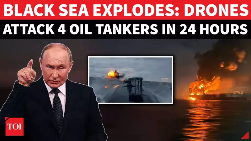 Black Sea Oil War Escalates: Four Tankers Hit at Key CPC Terminal