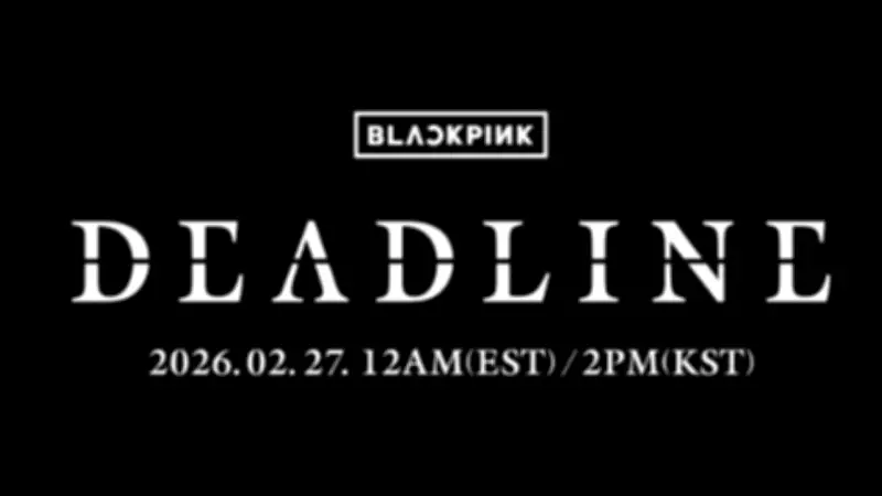 BLACKPINK Unveils DEADLINE Concept Photos, Sparking Global Frenzy