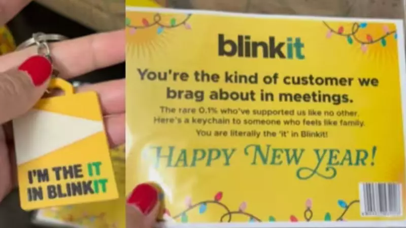 Blinkit's New Year Surprise: Delivery Agent's Personal Touch Wins Hearts Online