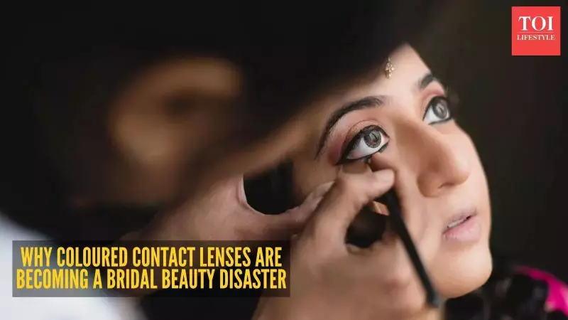 Bridal Makeup Alert: The Hidden Dangers of Coloured Contact Lenses