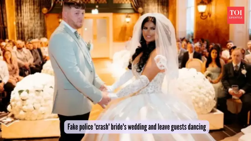 Bride's Fake Police Raid Prank Turns Wedding Panic Into Unforgettable Party
