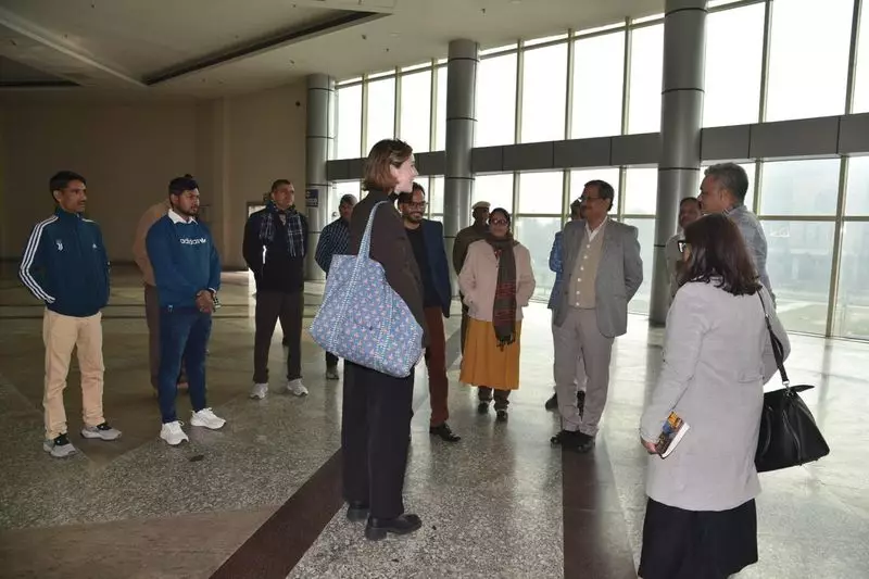 British High Commission Delegation Explores Sonepat University Campus