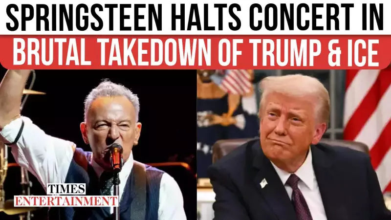 Bruce Springsteen Blasts Trump & ICE in Fiery Concert Speech, Crowd Goes Wild