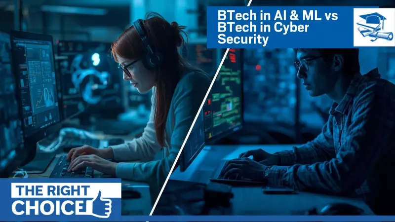 BTech AI & ML vs Cyber Security: Which Offers Better Career Stability in India?