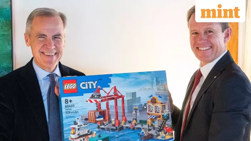 Canadian PM Builds LEGO Ship Amid Greenland Tensions, Faces Backlash