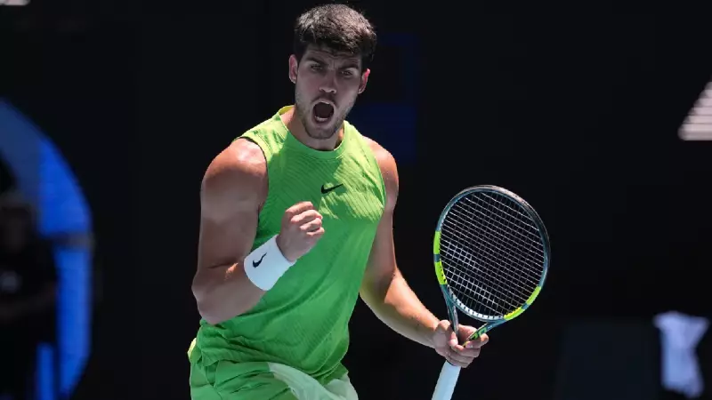 Carlos Alcaraz Amazed by His Own Serve at Australian Open 2026