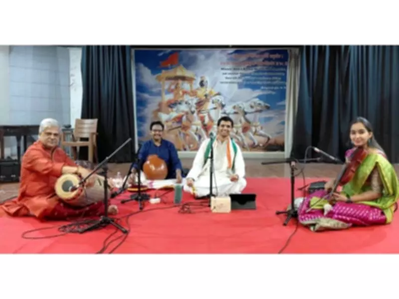 Carnatic Vocalist Vignesh Shankarnarayanan Captivates Mumbai with Sold-Out Shows