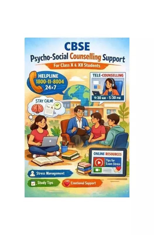 CBSE Launches Free Counselling for Class 10, 12 Students from Jan 6