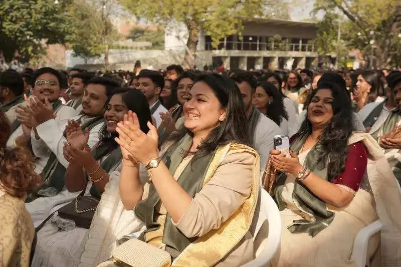 CEPT University's 20th Convocation Honors 589 Graduates, Launches New MBA Program