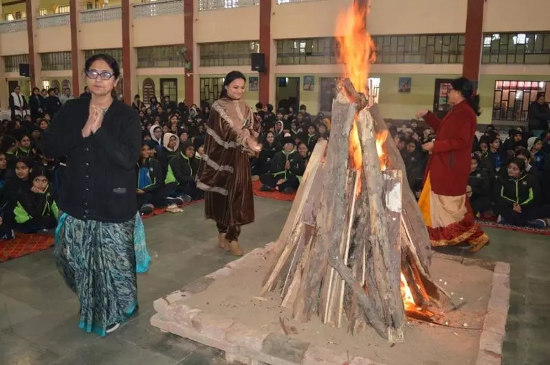 Chaman Vatika Gurukul Ambala Celebrates Lohri with Cultural Fervor
