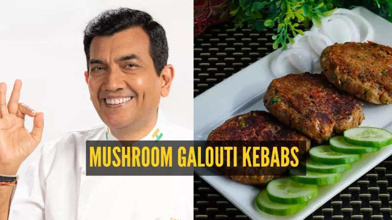 Chef Sanjeev Kapoor's Mushroom Galouti Kebabs: A Perfect Winter Evening Snack