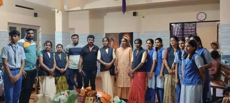 Chikkamagaluru School Visit to Old Age Home Sparks Emotional Awakening in Students