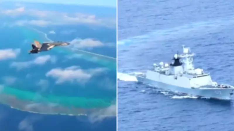 China Conducts Fresh Naval-Air Patrols Near Scarborough Shoal, Escalating South China Sea Tensions
