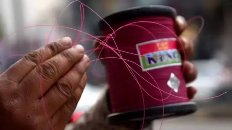 Chinese Manja Strikes Twice in Hyderabad, Injures Police Officer and Woman