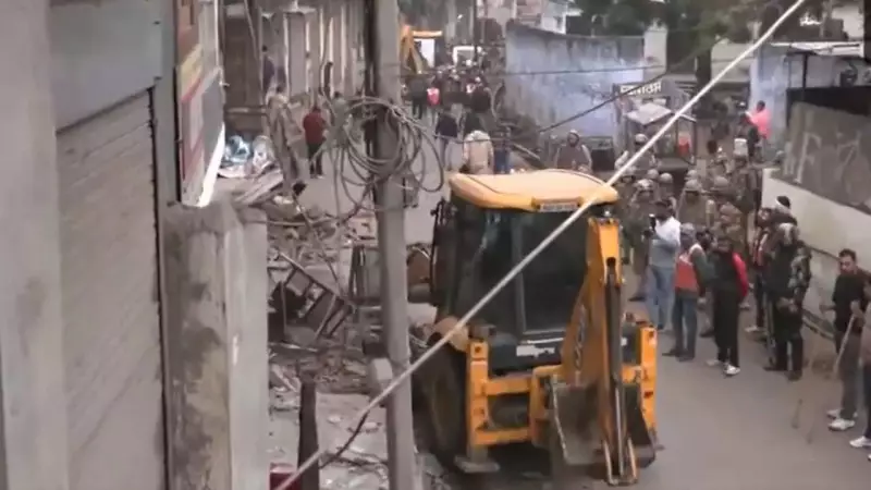 Chomu Demolition Drive: 19 Arrested After Stone-Pelting, Illegal Structures Removed