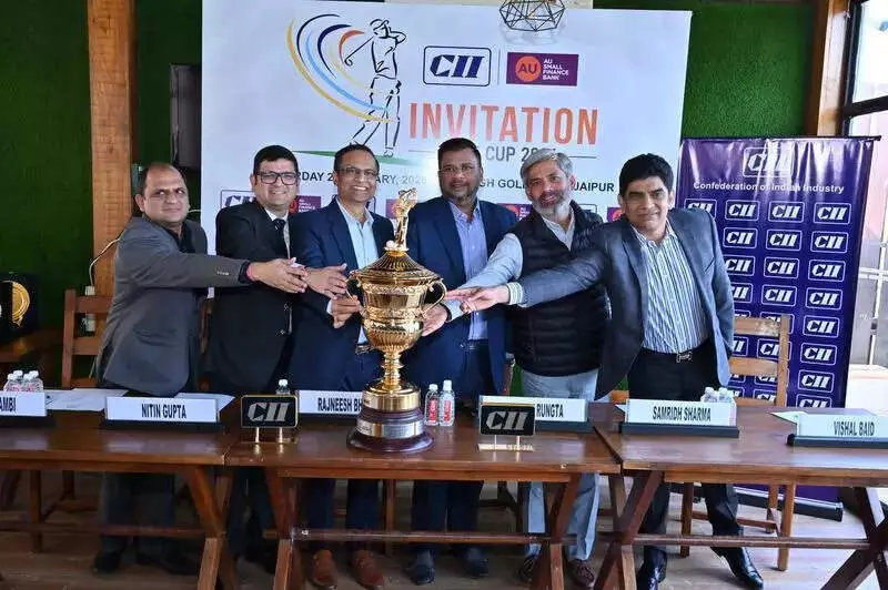 CII-AU Invitation Golf Cup 2024: Jaipur to Host Sixth Edition with Over 100 Players