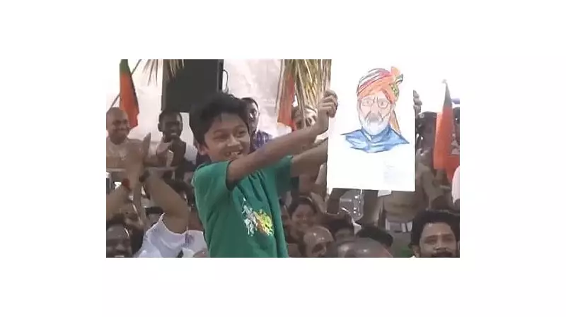 Class VI Student's Sketch Captivates PM Modi at Thiruvananthapuram Rally