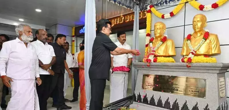 CM Stalin Defies ED, CBI; Calls 2026 Polls Aryan-Dravidian Battle