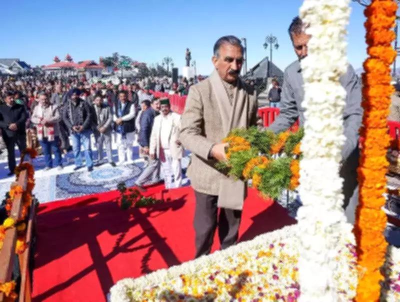 CM Sukhu Leads Congress Fast Against MGNREGA Changes on Martyrs' Day