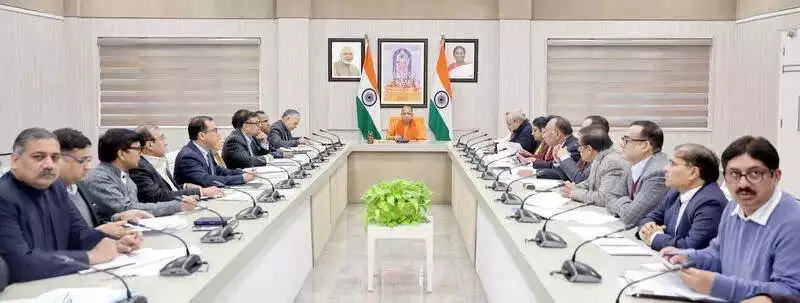 CM Yogi Cracks Whip on Slow Budget Spending, Directs Action on 20 Key Departments