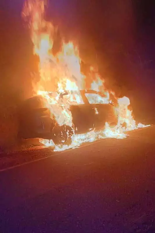 Coimbatore Car Showroom Employee Dies in Fiery Crash After Test Drive