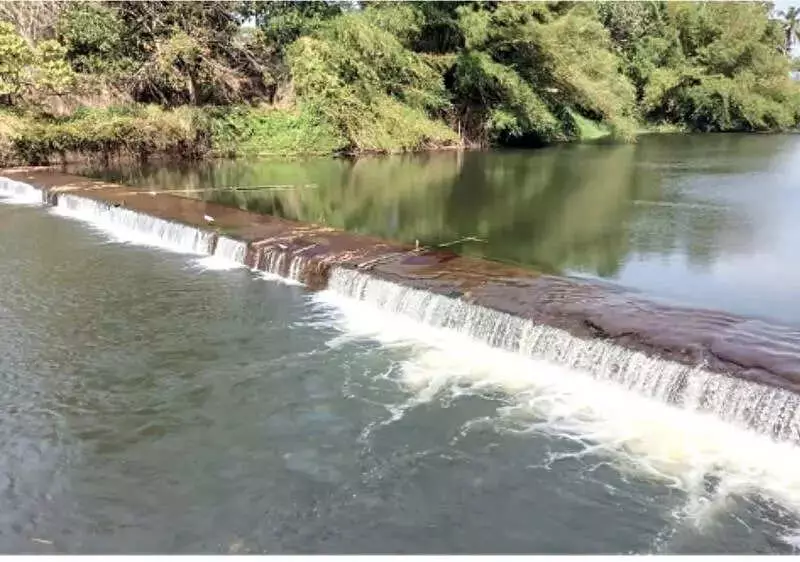 Crack in Vamanapuram River Salt Wall Threatens Drinking Water for 2.5 Lakh People