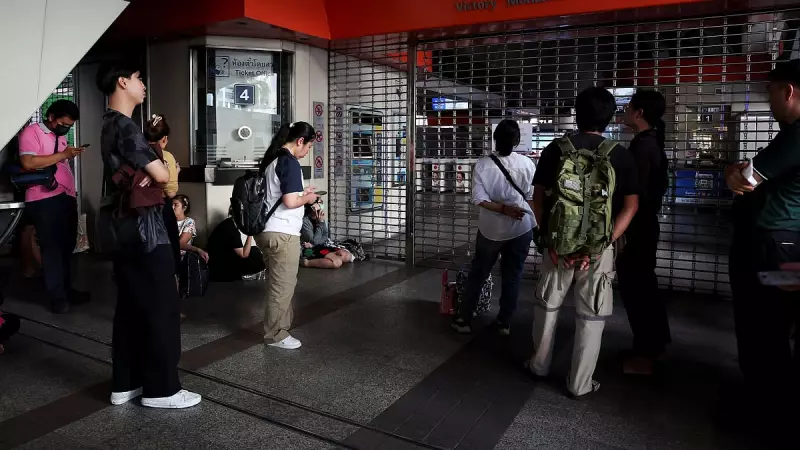 Crane Collapses on Passenger Train in Northeast Thailand, Fatalities Feared