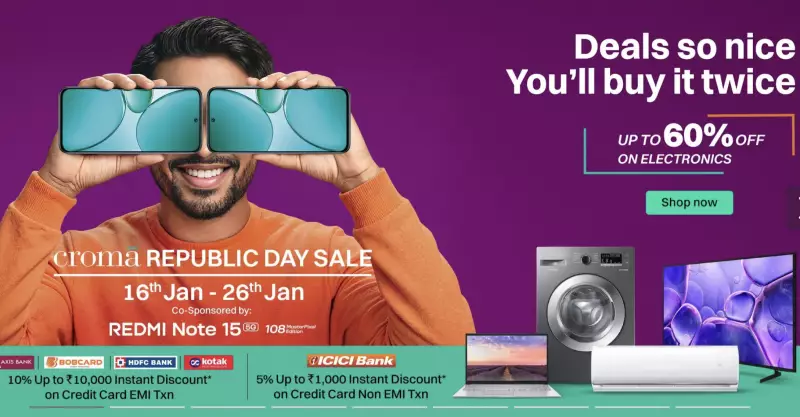 Croma Republic Day Sale: Big Discounts on Apple, Home Appliances & More