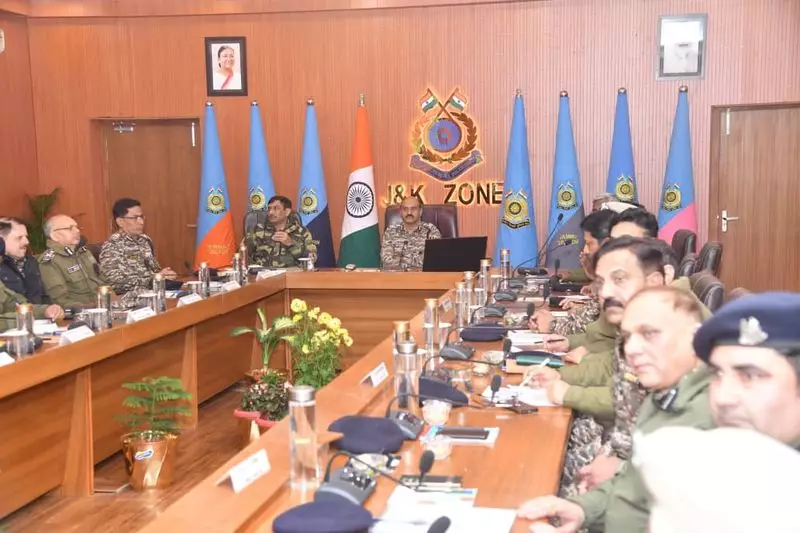 CRPF DG Reviews Security in Jammu, Emphasizes Counter-Terror Operations