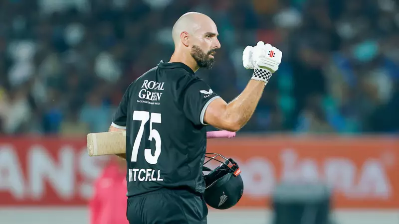 Daryl Mitchell Praises Kuldeep & Jadeja as World Class Spinners After Match-Winning Knock