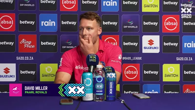 David Miller Praises Paarl Royals' All-Round Show in Bonus-Point Win Over MI Cape Town