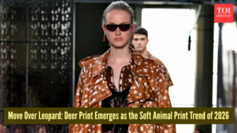 Deer Print Emerges as 2026's Top Fashion Trend, Replacing Loud Leopard Patterns