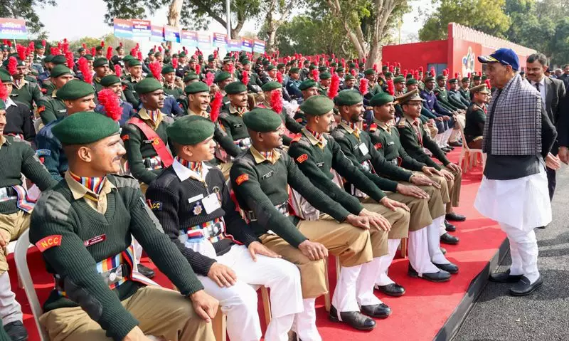 Defence Minister Singh Commends NCC Cadets for Vital Role in Operation Sindoor