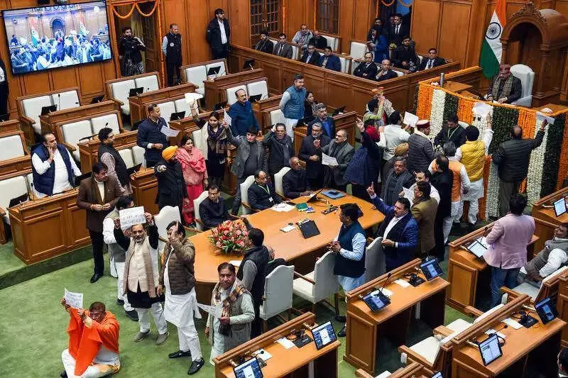 Delhi Assembly Adjourned Amid BJP-AAP Clash Over Atishi's Alleged Remarks on Guru Tegh Bahadur