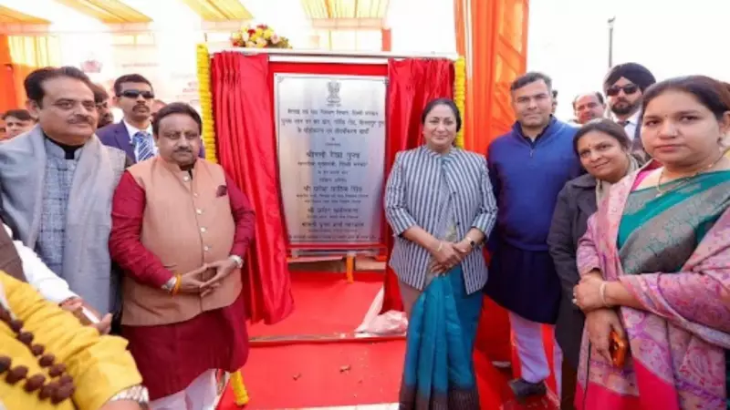 Delhi CM Rekha Gupta Launches Munak Canal Rejuvenation & Elevated Road Project