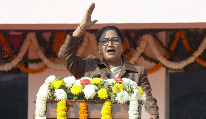 Delhi CM Rekha Gupta Unfurls Tricolour at Chhatrasal Stadium on Republic Day 2026