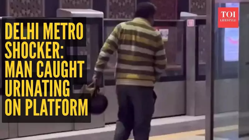 Delhi Metro Urination Video Sparks Outrage Over Civic Sense Decline