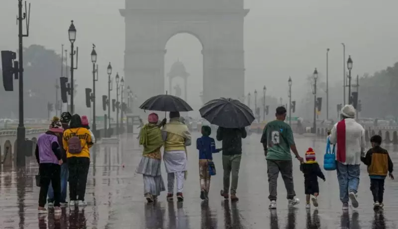 Delhi-NCR Sees Temperature Drop as Rain, Thunderstorms Hit Region; IMD Issues Yellow Alert